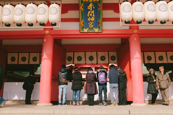 仕事始め・生野神社・住吉神社・赤間神宮