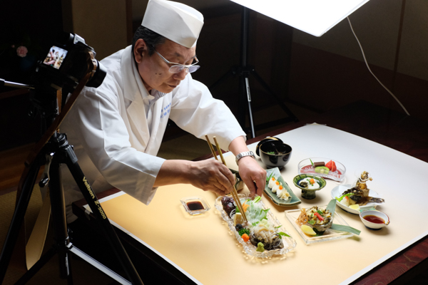 ふく料理季節料理・旬楽館・鮑とオコゼ