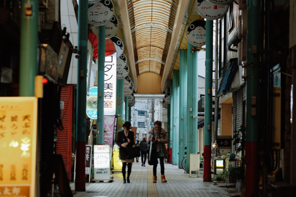 唐戸商店街・桃太郎・ふじ珈琲