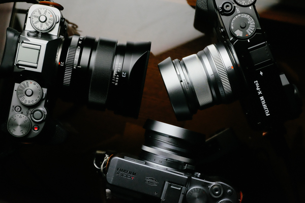 XF23mmF2 R WR・XF23mmF1.4 R・XF35mmF2 R WR・XF35mmF1.4 R・FUJIFILM X100T・FUJIFILM X-Pro2