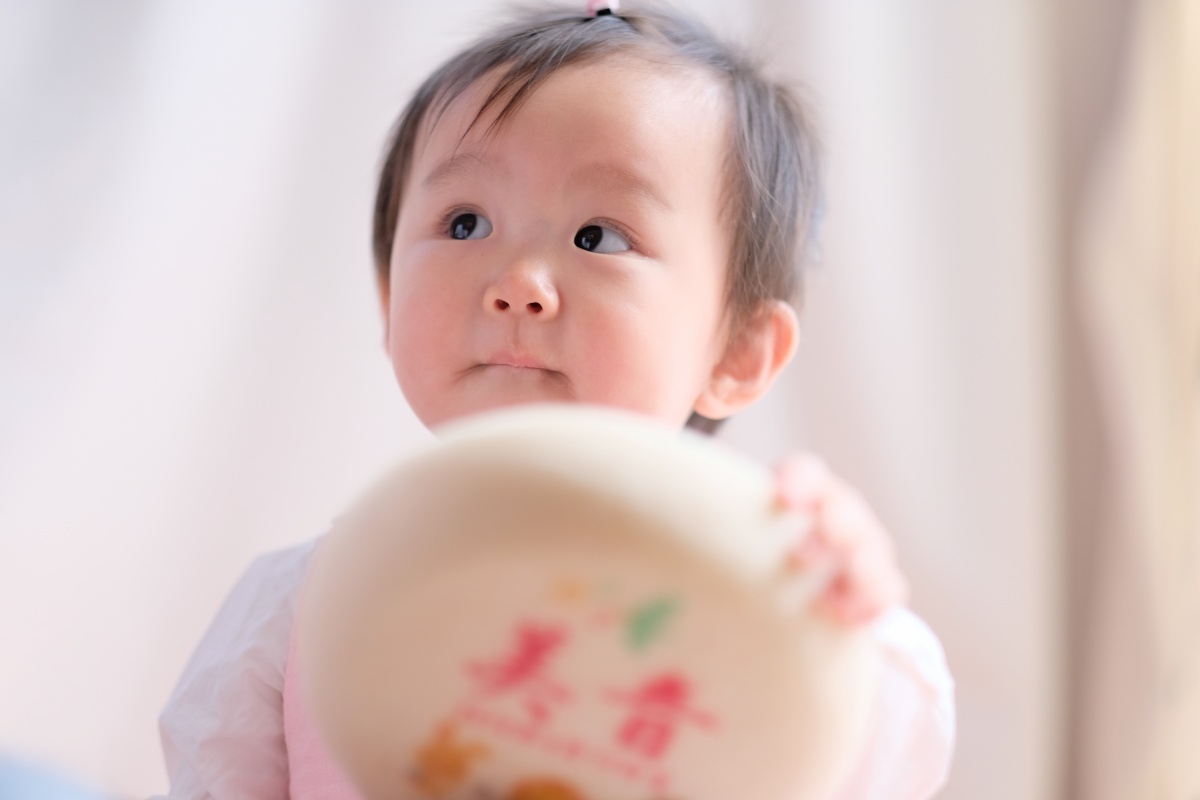 洋菓子のフランソワで1歳の誕生日に一升のお餅でお祝いする行事をする