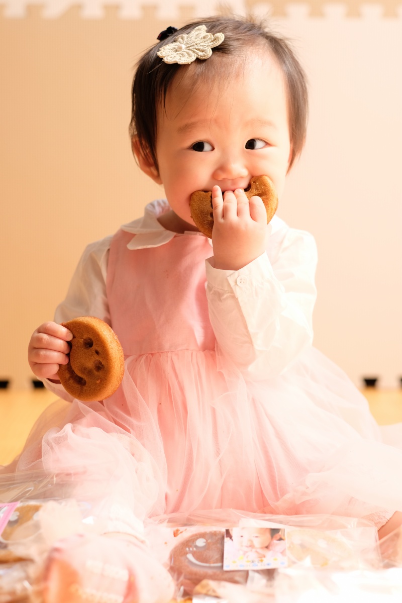 一歳のお誕生日は「一升ほほえみ」姫ちゃんが一生微笑んで暮らせますように！