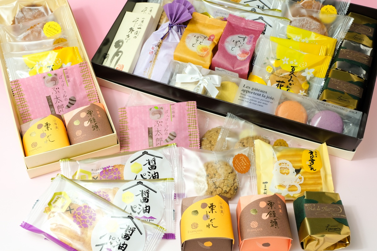 山口銘菓撰でフランソワの洋菓子＆和菓子ギフトはいかがでしょうか？