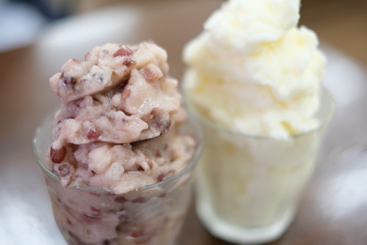下関のソールフード！唐戸商店街にある「桃太郎」のミルクセーキと氷ぜんざい！