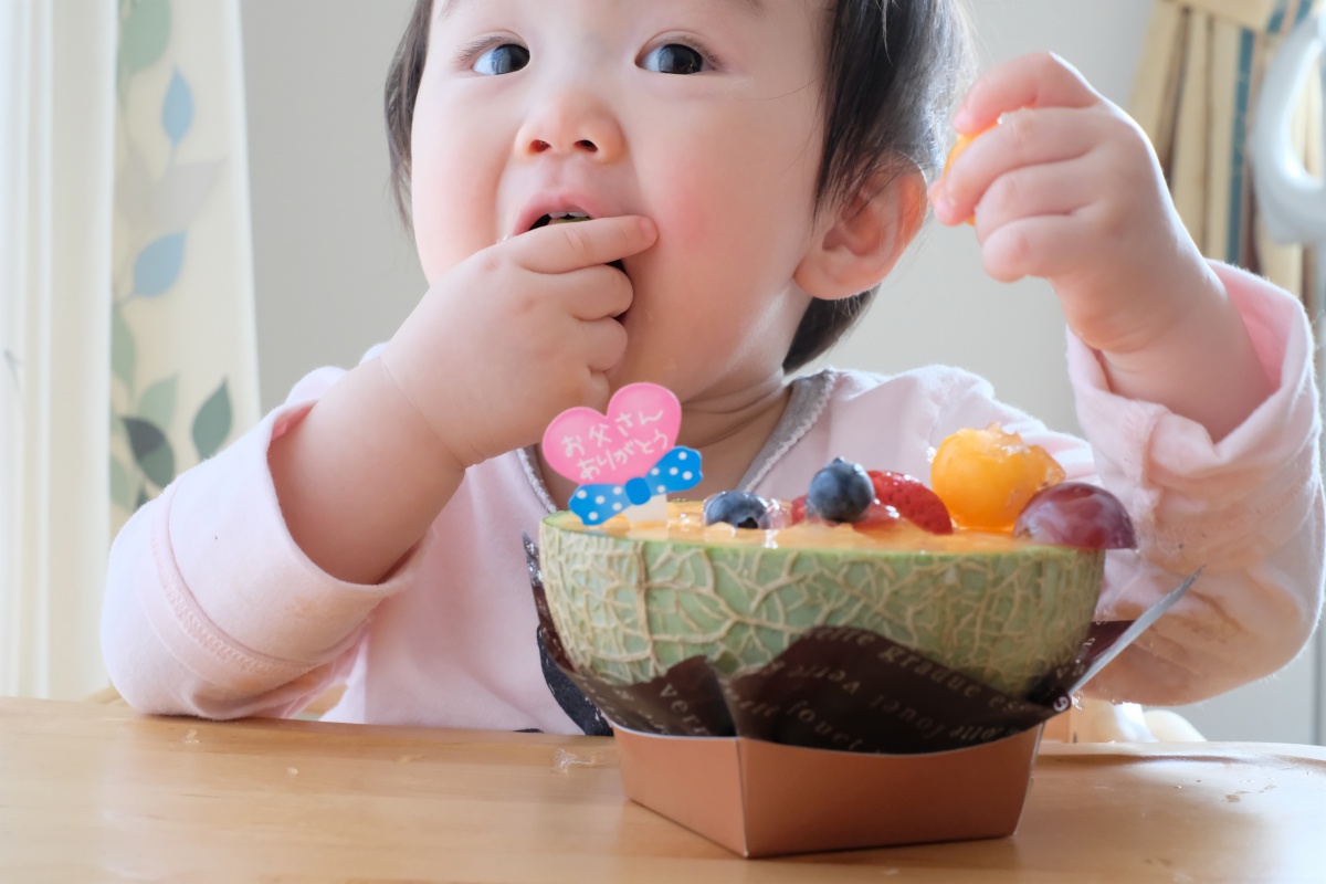 セルフで自腹の父の日ラストは菓子工房na.nanさんのメロンボール父の日バージョン！でも食べるのは結局（笑）