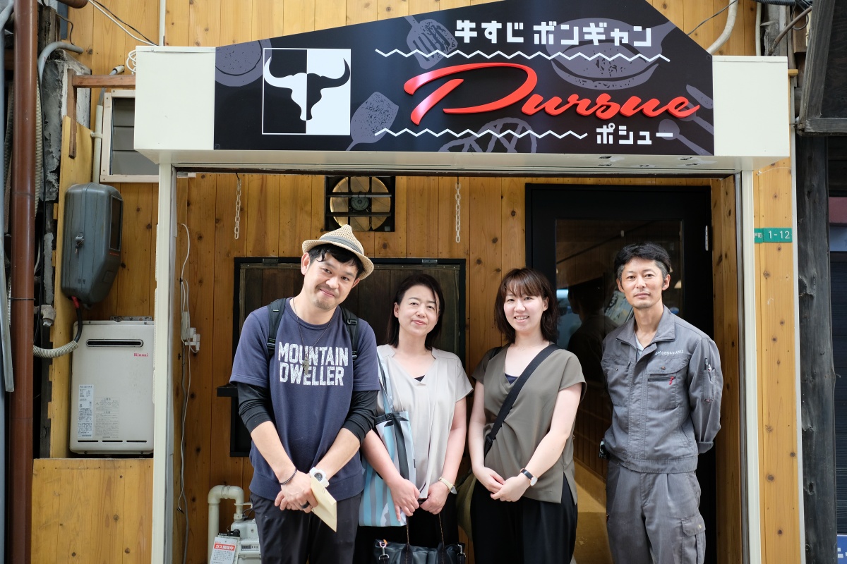 唐戸商店街にオープンする「牛すじボンギャン！Pursue（ポシュー）」引渡し完了！