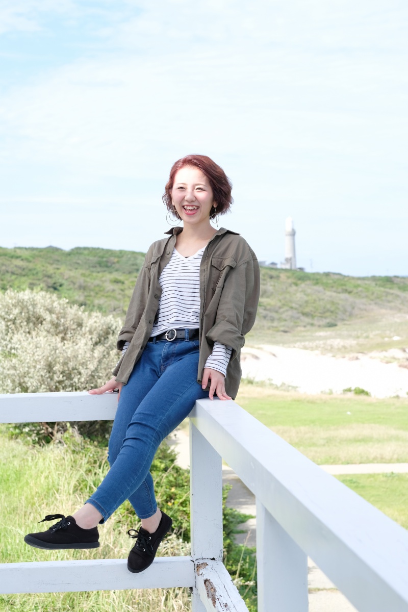 前編「しおかぜの里角島」レンタルサイクルで角島の自然を満喫！夢崎コースでモデル撮影中！