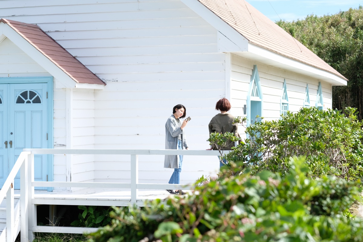 前編「しおかぜの里角島」レンタルサイクルで角島の自然を満喫！夢崎コースでモデル撮影中！