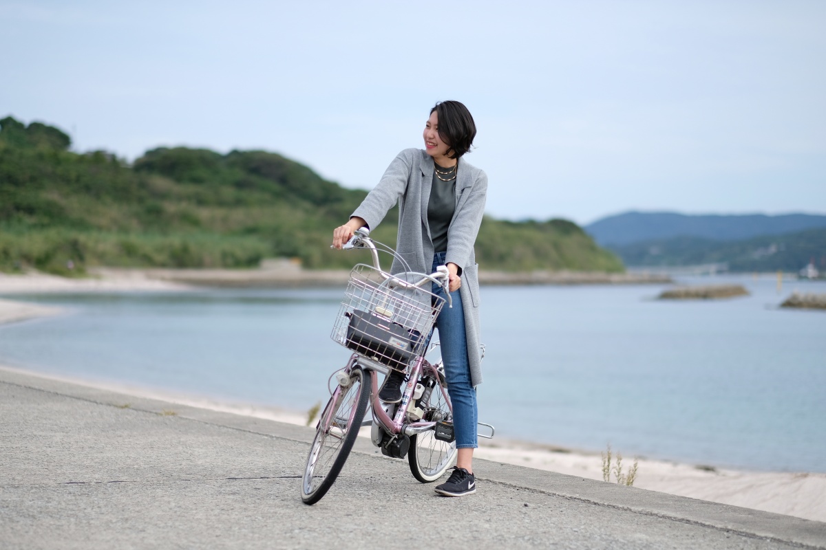後編「しおかぜの里角島」いつもと違う角島を体験できるレンタルサイクル！ハードな牧崎コースは電動自転車がオススメ！