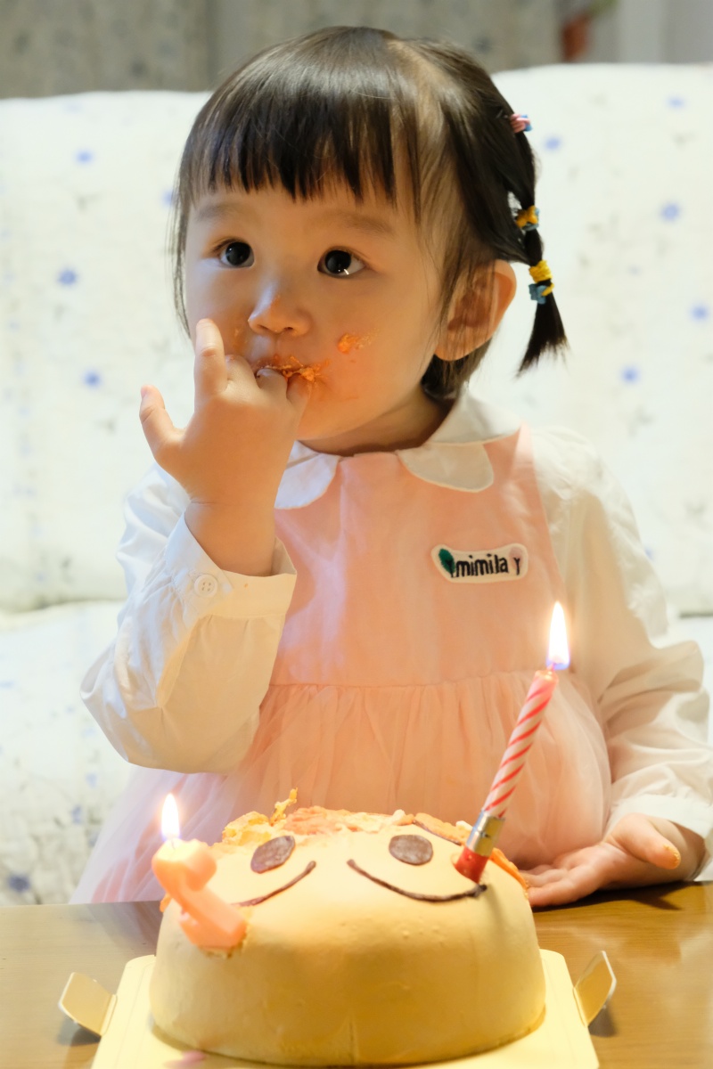 菓子工房na.nanのオーナーパティシエの良太郎さんがつくる姫ちゃんの誕生日ケーキは「アンパンマン」
