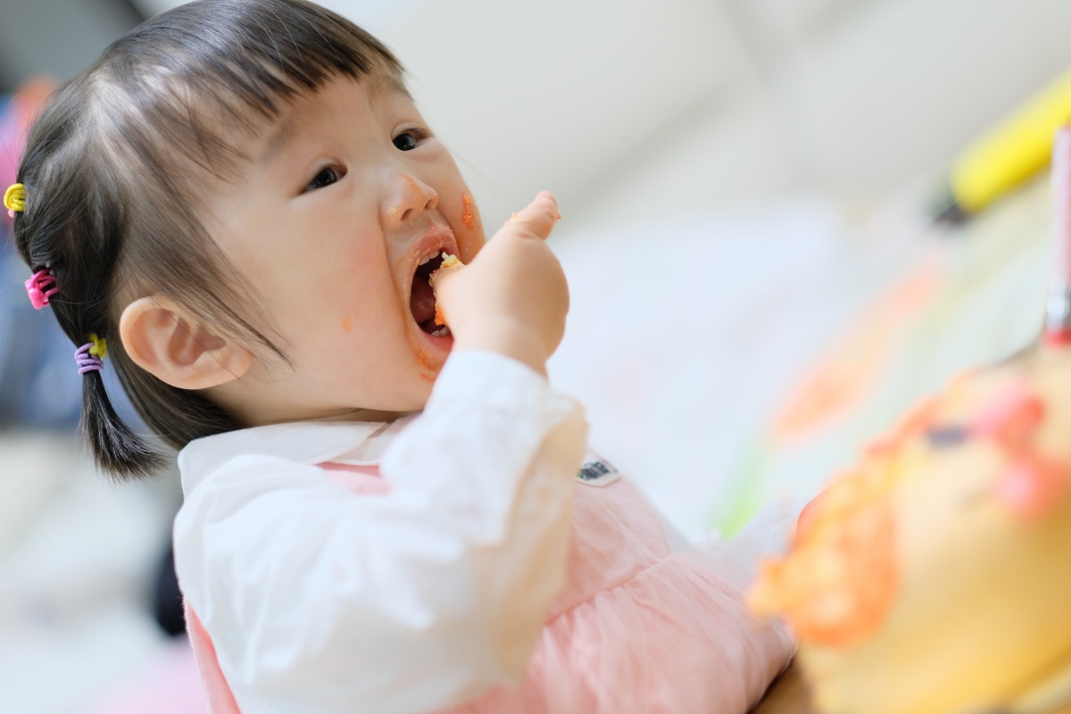 菓子工房na.nanのオーナーパティシエの良太郎さんがつくる姫ちゃんの誕生日ケーキは「アンパンマン」