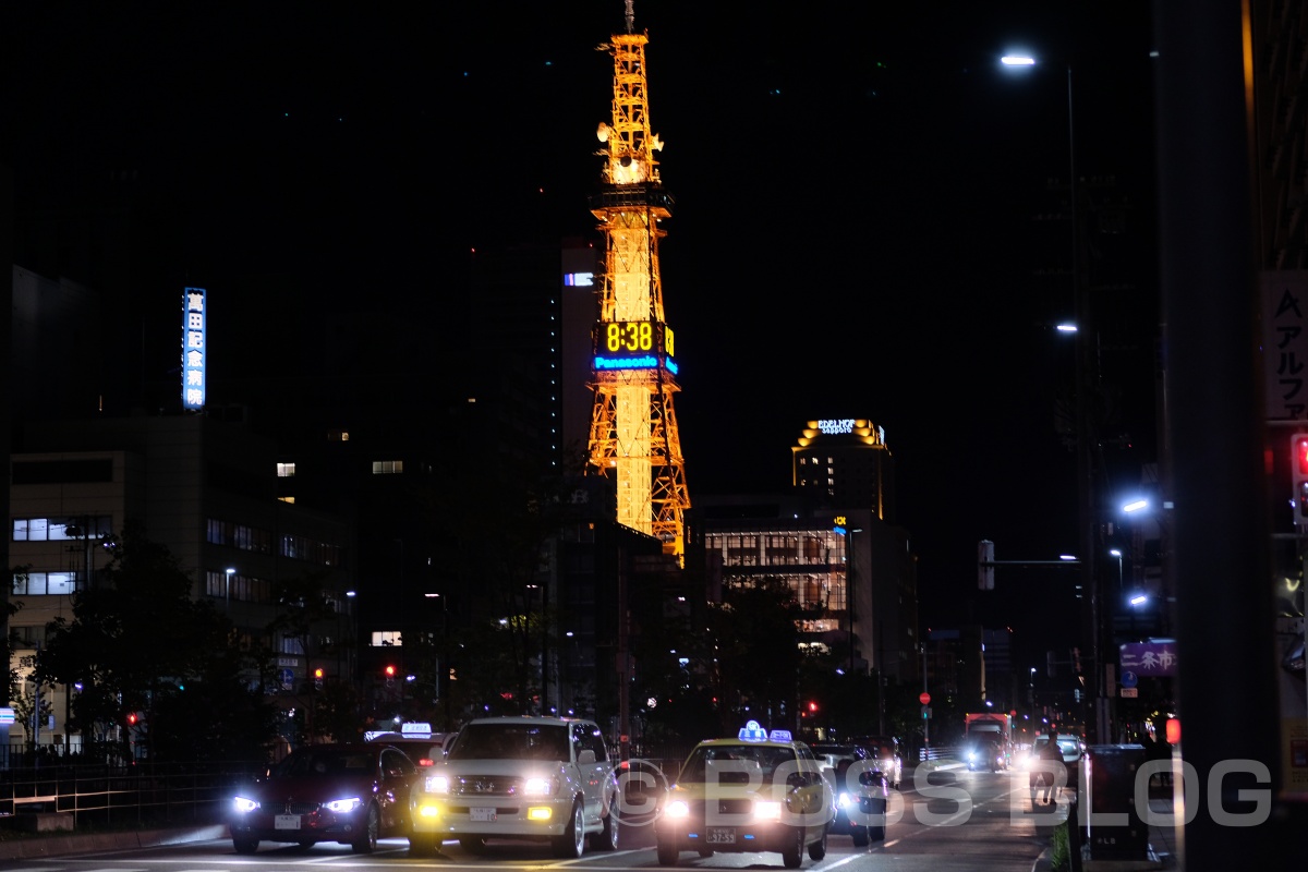 インバウンドツアー北海道編！ひとり夜のカメラさんぽでさっぽろテレビ塔と札幌市時計台（Vol.2）