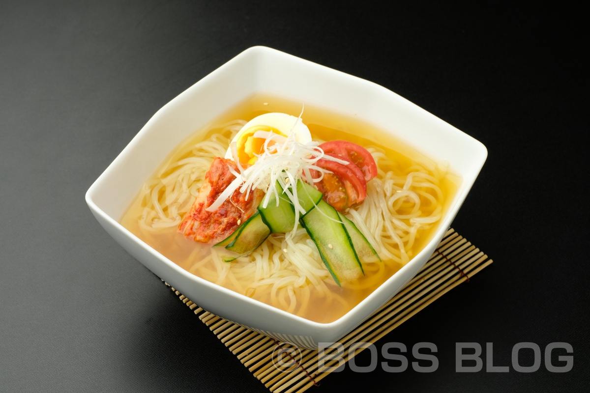 焼肉だんくの夏オススメ麺！さっぱりあっさり、焼肉の〆にもぴったりな盛岡冷麺と自家製うま辛味噌のピビン麺！