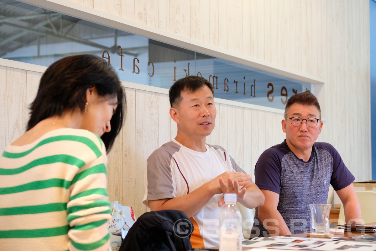 山口県インバウンドプロジェクト「atafuta」の打ち合わせで韓国の旅行会社から安さんと孫社長としの武さんで凄い企画の旅行ツアー考案中
