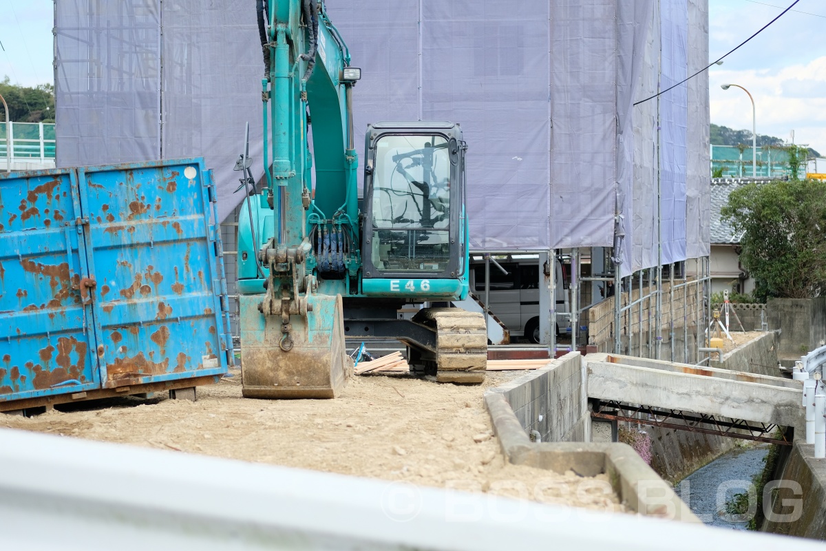 やはり建築現場が一番落ち着く（笑）それにしてもココは結構目立つなぁ！