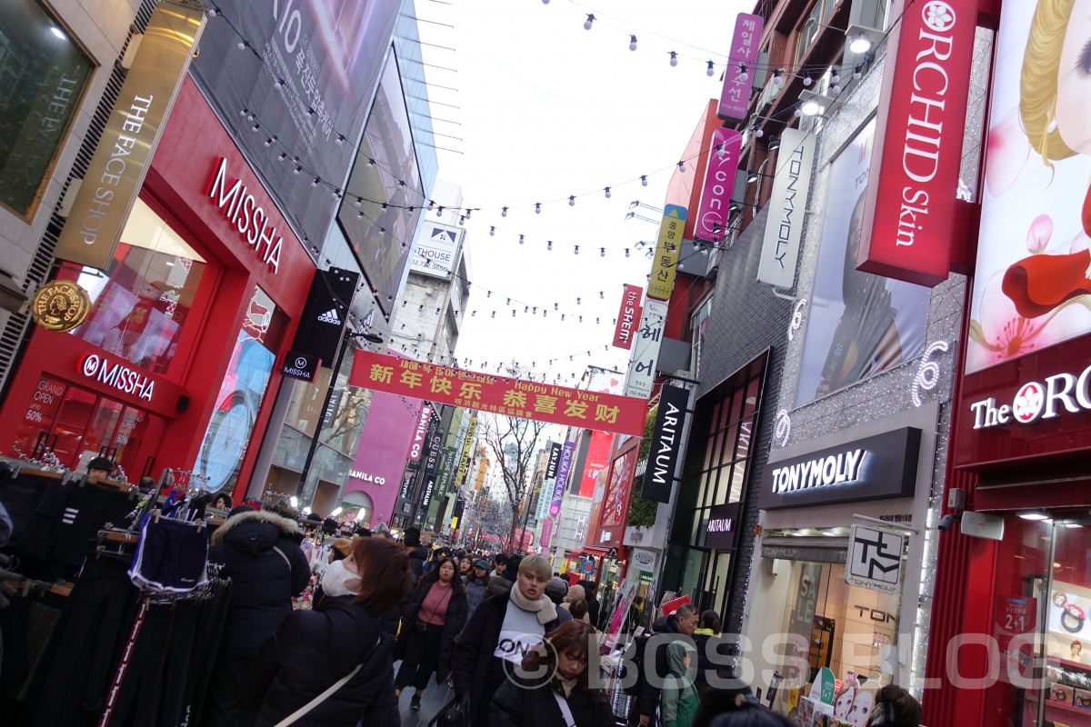 地下鉄に乗って東大門市場へ行ってみた！四日目　Happy New Year!! 2019