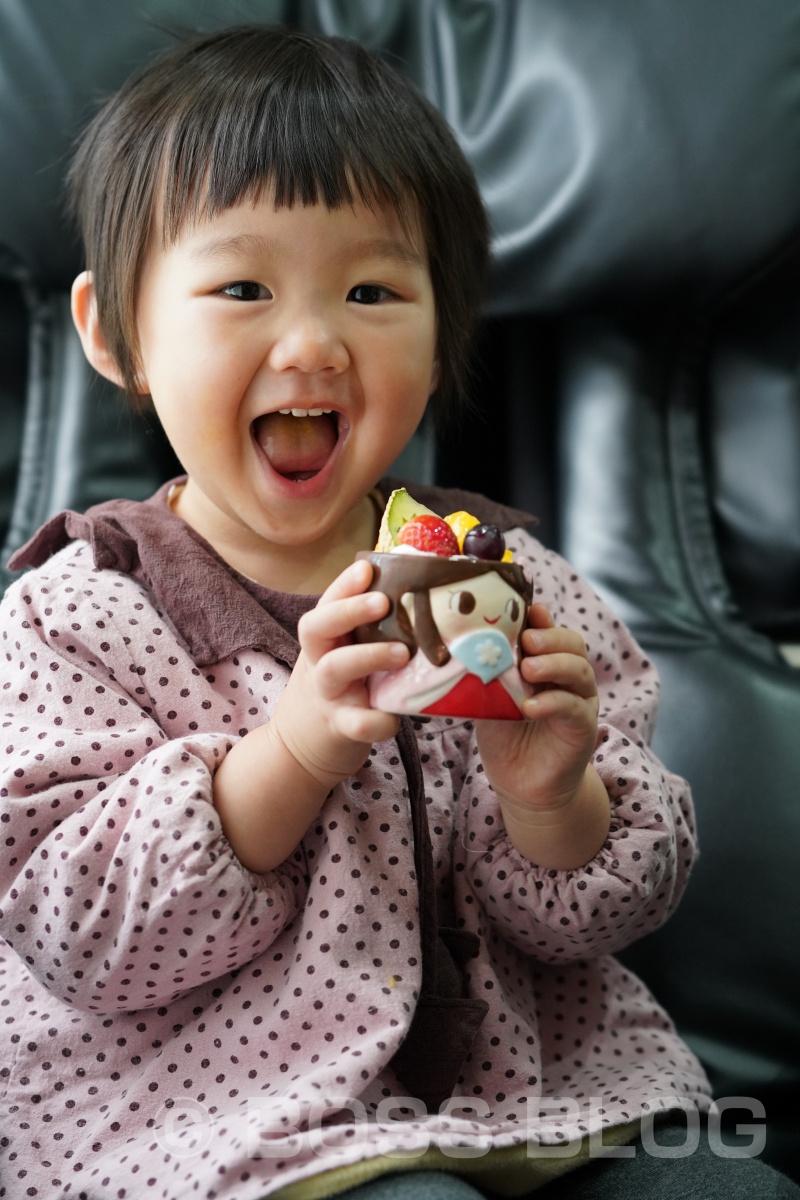 菓子工房ナナンのケーキがあれば子供の素敵な笑顔写真も撮りやすいですよ（笑）