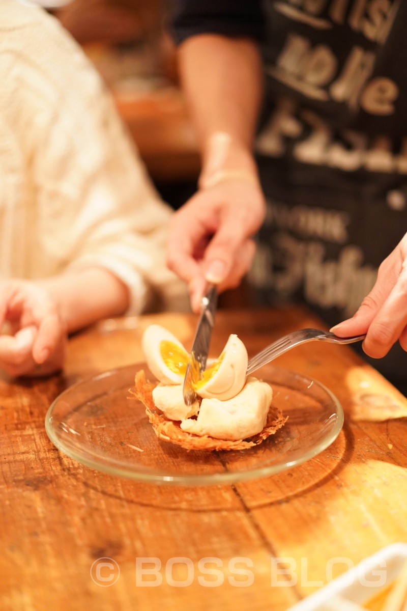 玉子焼き650円もシェフが日本人じゃあないと日本の料理に見えない（笑）