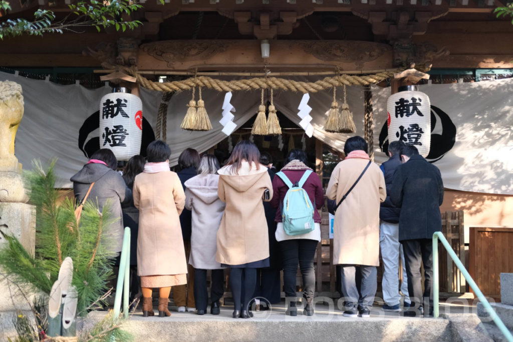 仕事始め（生野神社・赤間神宮・住吉神社）・桃太郎・今年の抱負（色紙）