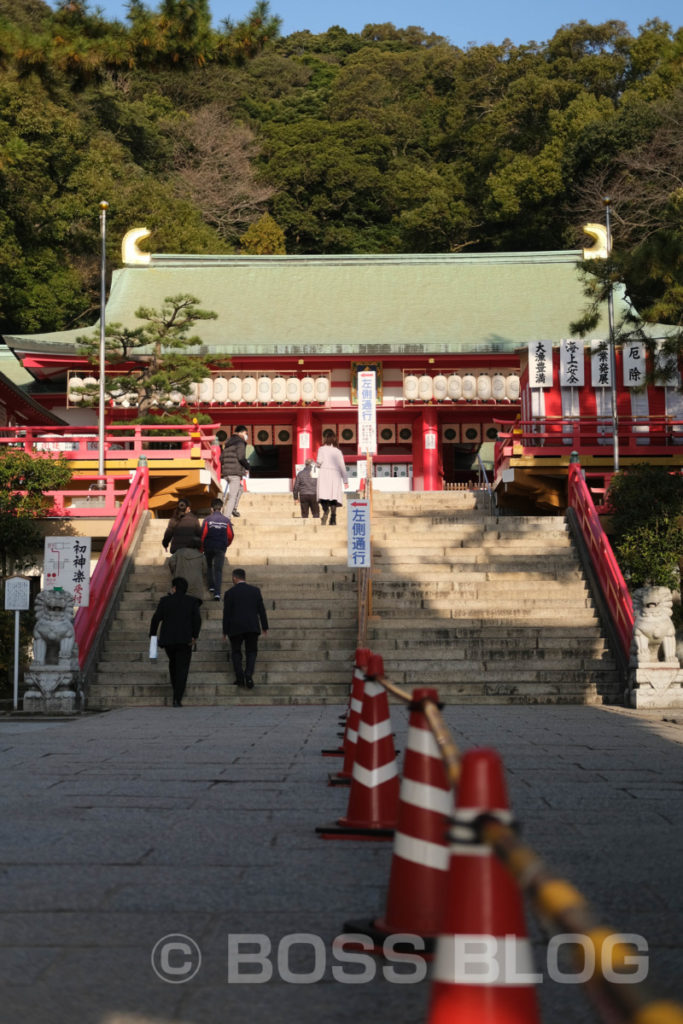 仕事始め（生野神社・赤間神宮・住吉神社）・桃太郎・今年の抱負（色紙）