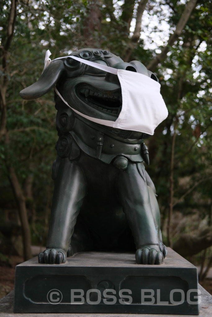 仕事始め（生野神社・赤間神宮・住吉神社）・桃太郎・今年の抱負（色紙）