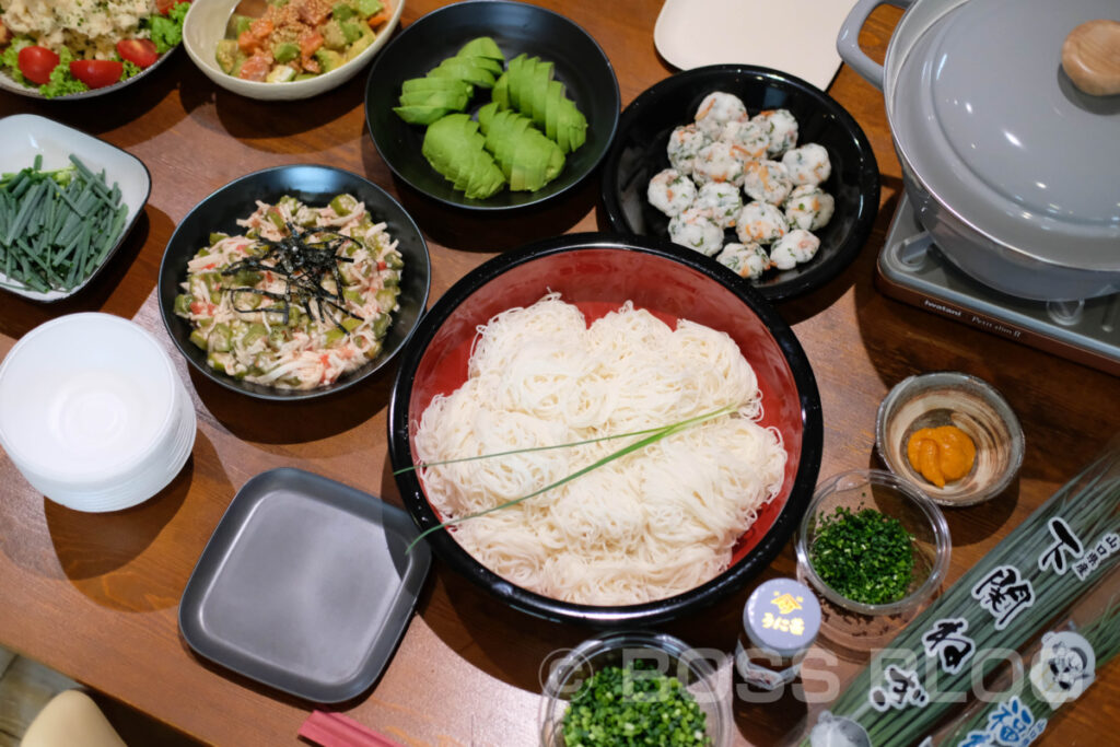 援むすびっ子・下関ねぎ・福ねぎ・菊川そうめん・うに甚本舗・熟成ゆず胡椒