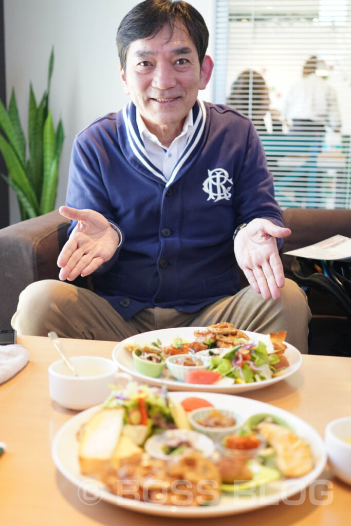 ヤスベェさんとブルームランチ