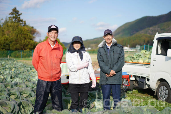 菊川キャベツ・中野夫妻