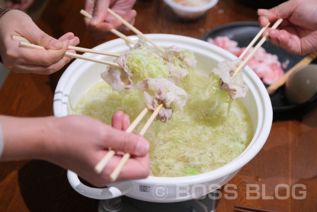 菊川のキャベツ・サラダクラブ・キャベツの豚しゃぶ