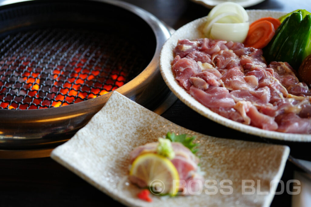 地鶏炭火焼き 塚原の里