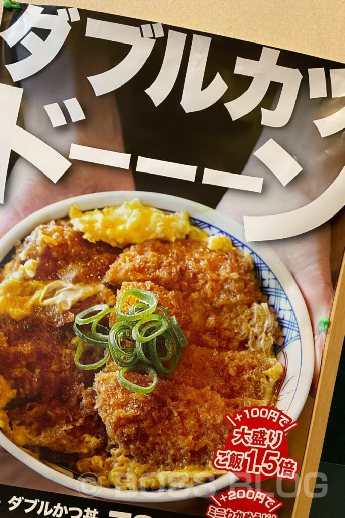 どんどん武久店 ダブルかつ丼