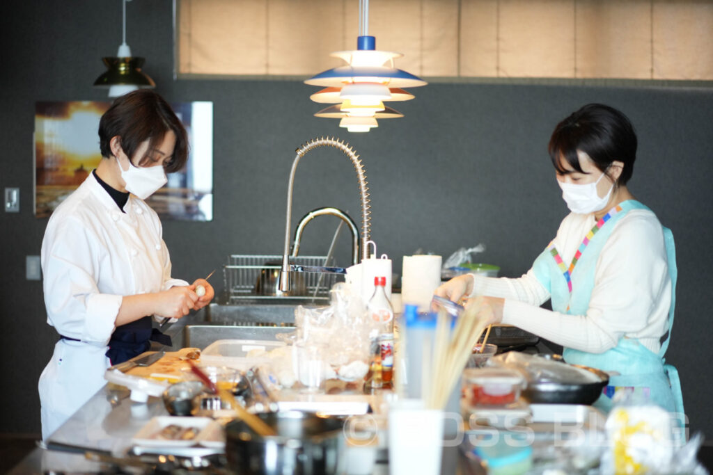 影山みづきさん・吉村亜紀さん・岡本優子さん・しもマルクッキングレシピ