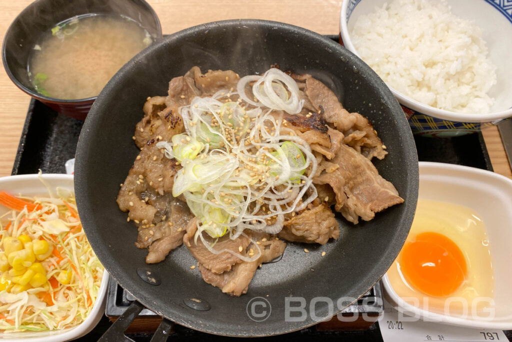 吉野家・鉄板牛焼肉定食