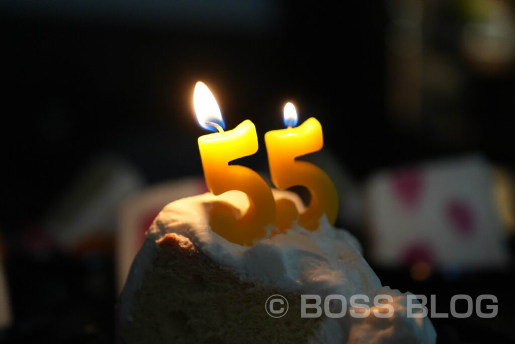 BOSS 55歳の誕生日