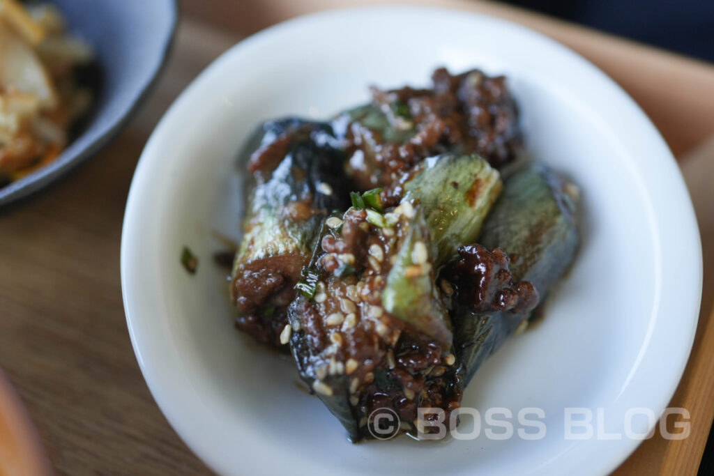 水茄子浅漬定食