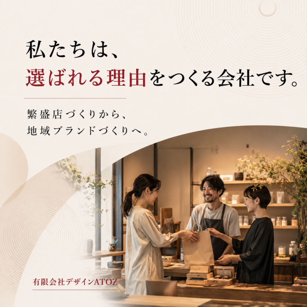 選ばれる理由をつくる会社