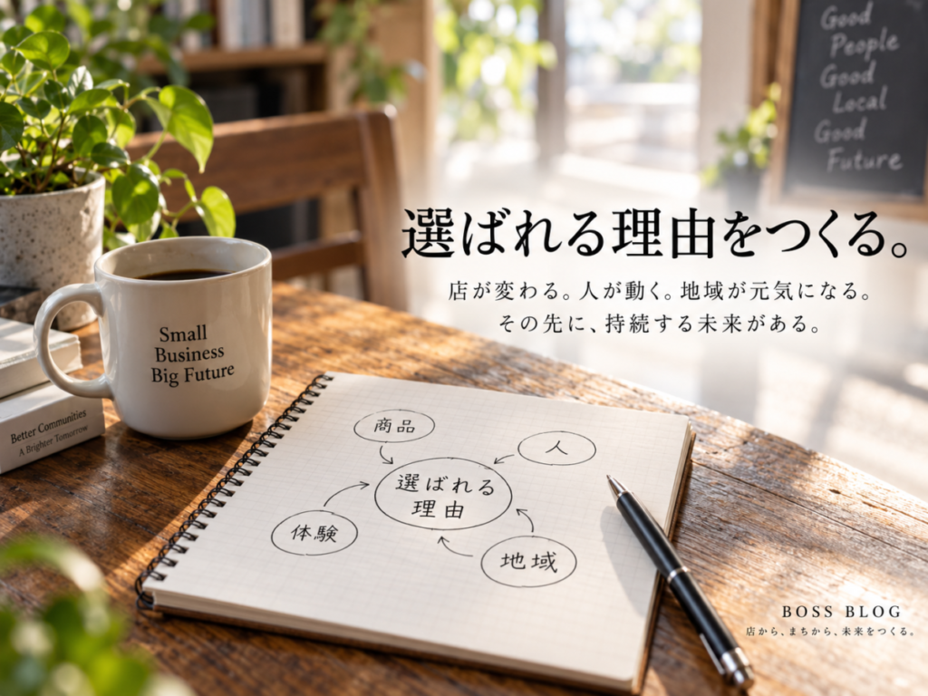 私は、どう売るかを考えるのではない。なぜ選ばれるのかを考える。