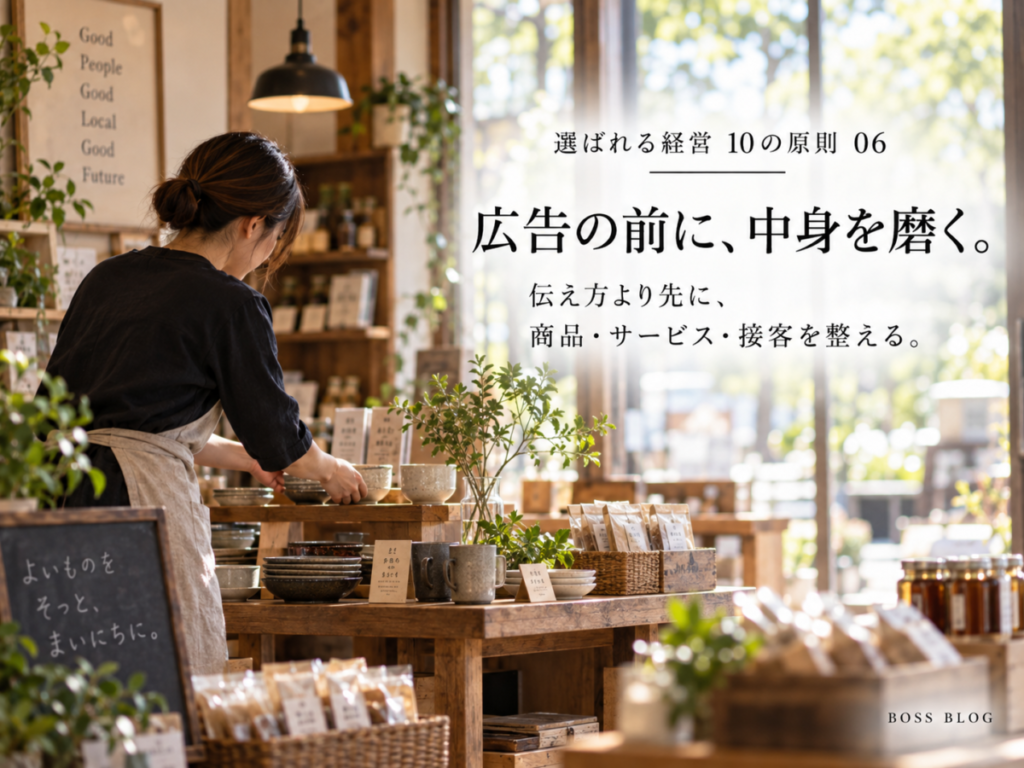 私は、どう売るかを考えるのではない。なぜ選ばれるのかを考える。