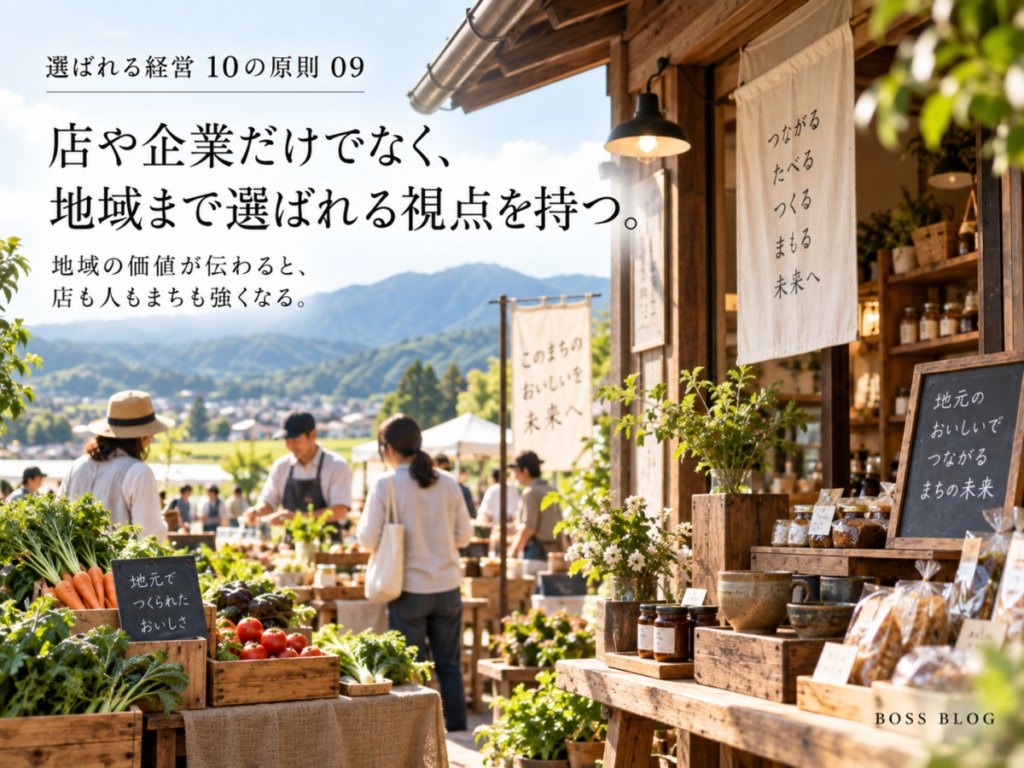 私は、どう売るかを考えるのではない。なぜ選ばれるのかを考える。
