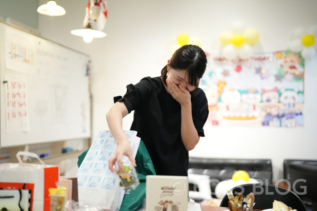 田島さんの誕生日会